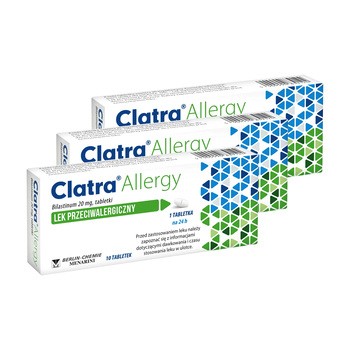 Zestaw 3x Clatra Allergy