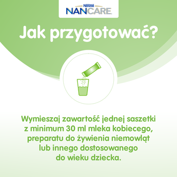 NanCare Flora Equilibrium, proszek, dla niemowląt i małych dzieci, 20 x 2,2 g