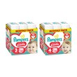 Zestaw Pampers Active Baby Pants, 4, (9-15kg), 156 szt. + 3, (6-11 kg), 180 szt.