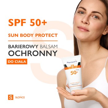 Pharmaceris S, barierowy balsam ochronny do ciała SPF 50+, 150 ml