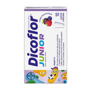 Dicoflor Junior, proszek w saszetkach, smak owoce leśne, 10 szt.