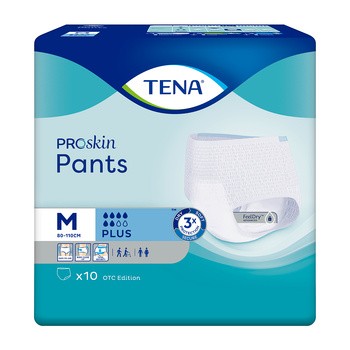 TENA Pants ProSkin Plus OTC Edition, majtki chłonne, medium, 10 szt.