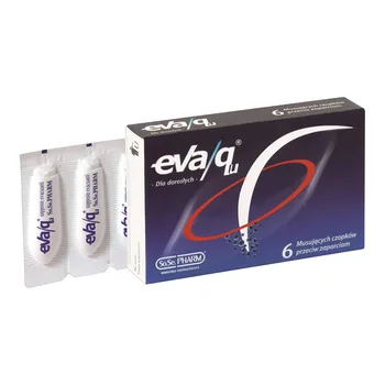 Eva/qu czopki przeciw zaparciom 6 szt. [So.Se.PHARM]
