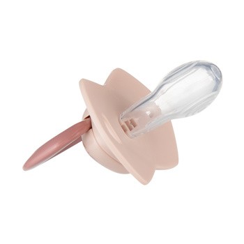 Canpol Babies Gold, smoczek silikonowy Light touch, symetryczny 0-6 m, różowy, 2 szt.