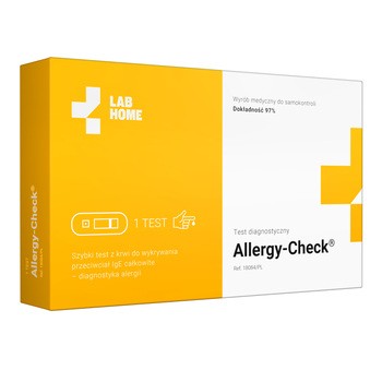 ALLERGY-Check, szybki test do wykrywania przeciwciał IgE (alergia), 1 szt.