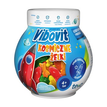 Vibovit Kosmiczne Żelki, smak owocowy, 200 g (ok. 50 szt.)