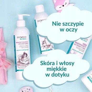 Sylveco dla dzieci, kremowy szampon i płyn do kąpieli, 300 ml