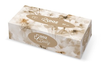 DOZ Daily, chusteczki higieniczne, 90 szt. (karton)