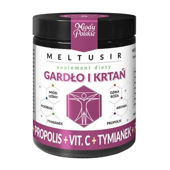 Miody Polskie Meltusir Gardło i Krtań, płyn, 240 g