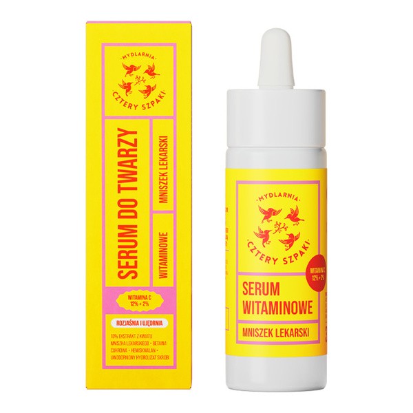 Cztery Szpaki Mydlarnia 4 Szpaki Mniszek Lekarski, serum witaminowe, 30 ml