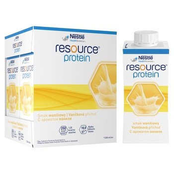 Resource Protein, płyn o smaku waniliowym, 4 x 200 ml