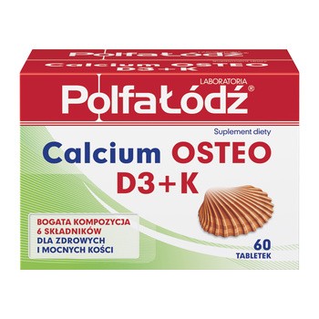 Calcium OSTEO D3 + K, tabletki, 60 szt.