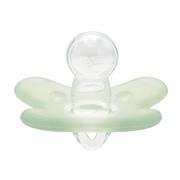 Canpol Babies, smoczek uspokajający 100% silikonowy symetryczny, 0-6 m, zielony, 1 szt.        