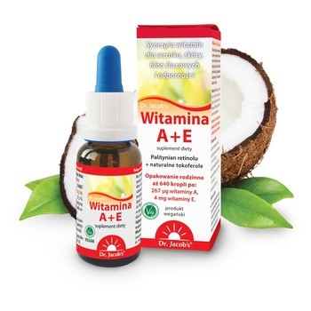 Dr Jacob's, Witamina A + E, krople, 20 ml