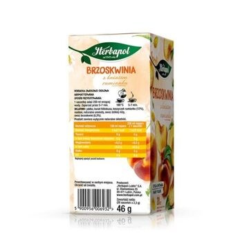 Herbapol Brzoskwinia z kwiatem rumianku, torebki, 20 szt.