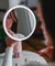 Beautifly Smart Moon Mirror z wbudowanym głośnikiem Bluetooth, lustro z regulacją światła LED, 1 szt.