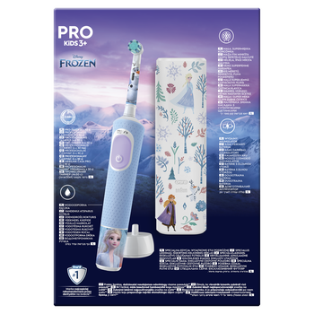 Oral-B, Pro KIds 3+, Frozen, szczoteczka elektryczna + etui