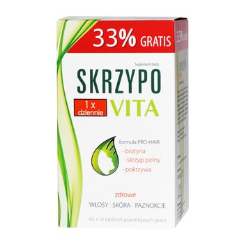 Skrzypovita, tabletki powlekane, 42 szt. + 14 szt. (33% GRATIS)
