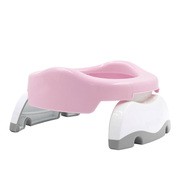 Potette 2w1, Wielofunkcyjny nocnik z wkładem silikonowym i biodegradowalnymi wkładami, różowo-biały https://azcdn.doz.pl/image/d/product/bc967e77-scale-180x180.png