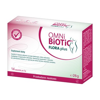 Omni Biotic 10 Flora Plus, saszetki z proszkiem, 14 szt.
