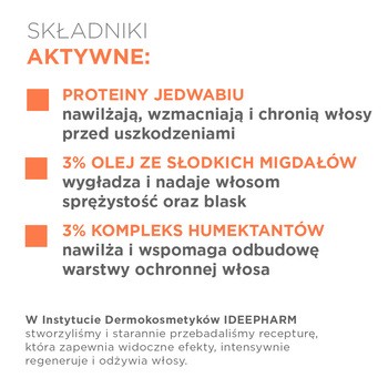 Idee Derm, maska odbudowująca do włosów wysokoporowatych, 200 ml