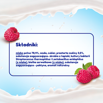 Nestle Jogolino, malina, deser mleczno-owocowy, 6 m+, 4 x 100 g