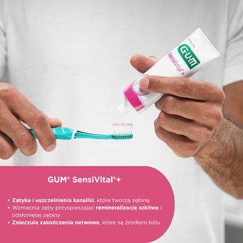 Gum SensiVital+, pasta do zębów, 75 ml