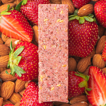 Fizi, Strawberry + Almond, Keto, baton migdałowo-truskawkowy, 45 g