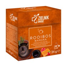 ZIELNIK DOZ Herbata Rooibos Manuka, saszetki, 20 x 1,7 g