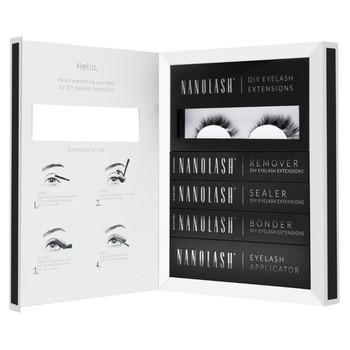 Nanolash DIY Eyelash Extensions Starter Kit, zestaw startowy do aplikacji sztucznych rzęs, Harmony, 1 szt.