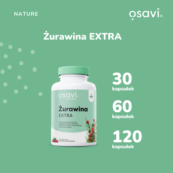 Osavi Żurawina Extra, kapsułki twarde, 60 szt.