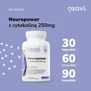 Osavi Neuropower z Cytykoliną 250 mg, kapsułki, 60 szt.