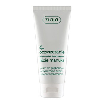 Ziaja Liście Manuka-Oczyszczanie, pasta do głębokiego oczyszczania twarzy, 75 ml