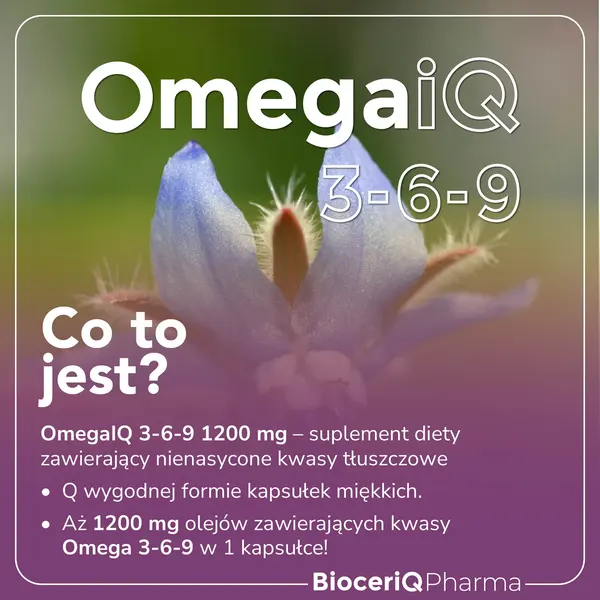 Омега-3-6-9 BioceriQ OmegaiQ 1200 мг, 90 мягких капсул — фото 2