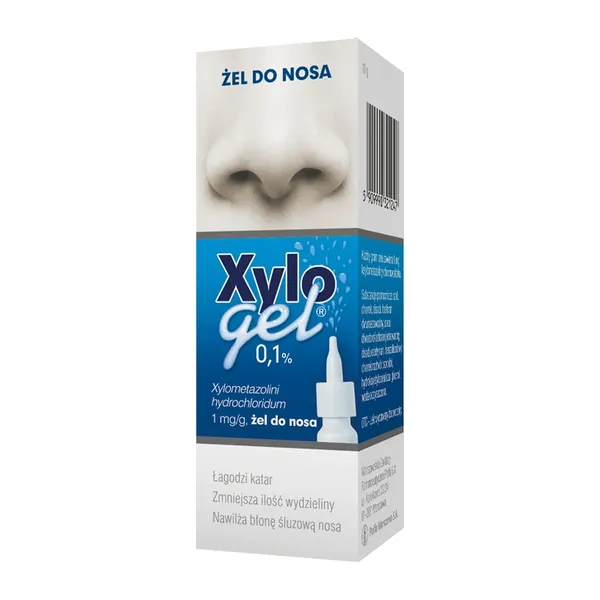 Xylogel,0,1%,żeldonosawbutelcezdozownikiem,10g