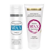 Zestaw WAX, Laboratorium Pilomax, szampon łagodzący podrażnienia hipoalergiczny, 200 ml + maska magicznie odbudowująca z keratyną, 200 ml https://azcdn.doz.pl/image/d/product/da438cfc-scale-180x180.png