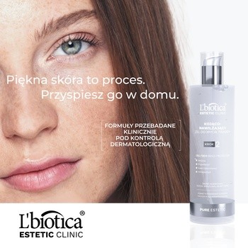 L`Biotica Estetic Clinic, kojąco-nawilżający żel do twarzy, 200 ml