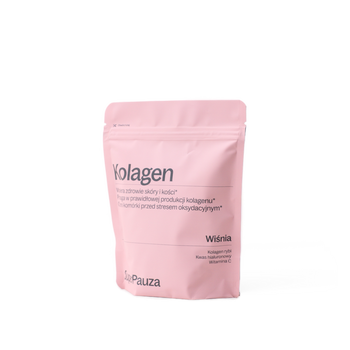 SuperPauza Kolagen Super skóra, proszek, smak wiśniowy, 360 g