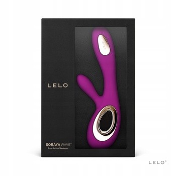 Lelo Soraya Wave Deep Rose, wibrator typu króliczek, 1 szt.