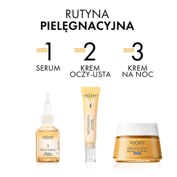Vichy Neovadiol Magistral, odżywczy i modelujący owal twarzy krem na noc, 50 ml