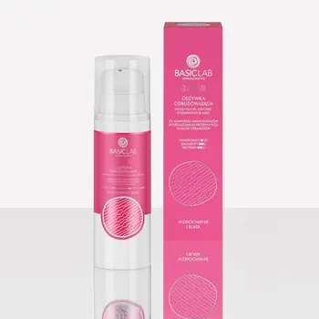 BasicLab Capillus, odżywka odbudowująca do włosów suchych, matowych i szorstkich, 250 ml