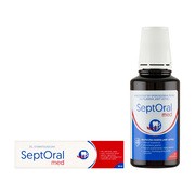 Zestaw SeptOral med, żel stomatologiczny, 20 ml + koncentrat do sporządzania płynu do płukania jamy ustnej, 200 ml https://azcdn.doz.pl/image/d/product/eebc6a40-scale-180x180.png