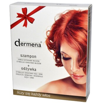 Zestaw Promocyjny Pharmena Dermena, szampon, 200 ml  + odżywka do rzęs i brwi, 10 ml