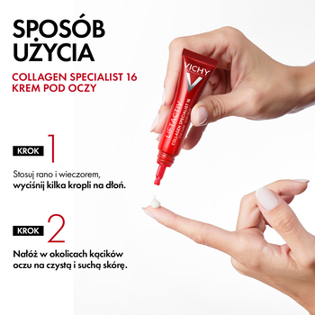 Vichy Liftactiv Collagen Specialist, krem pod oczy, 15 ml