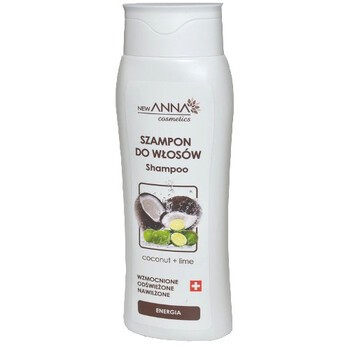 Anna New, szampon, Coconut&Lime, do włosów normalnych/przetłuszczających, 300 g