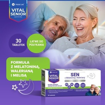 Polski Lek Vital Senior Sen, tabletki, 30 szt.