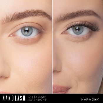 Nanolash DIY Eyelash Extensions, kępki rzęs, Harmony, 36 szt.