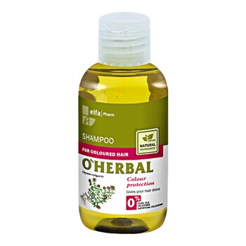O`Herbal, szampon do włosów farbowanych, ekstrakt z macierzanki tymianku, 75 ml