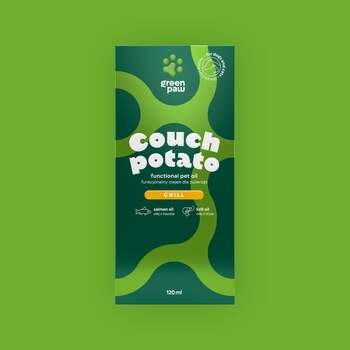 Green Paw Couch Potato, funkcjonalny olejek dla zwierząt, 120 ml
