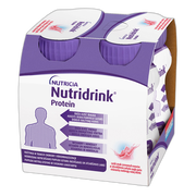 Nutridrink Protein, rześki smak czerwonych owoców, płyn, 4 x 125 ml